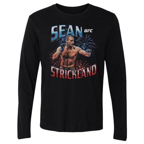 Sean Strickland Men's Long Sleeve T-Shirt | 500 LEVEL