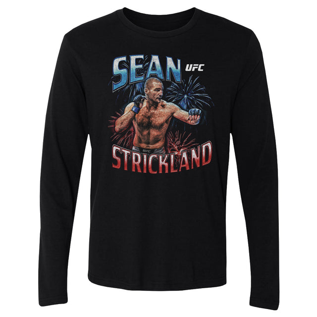 Sean Strickland Men's Long Sleeve T-Shirt | 500 LEVEL
