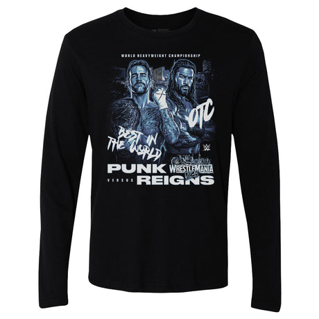 WrestleMania Men's Long Sleeve T-Shirt | 500 LEVEL