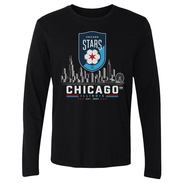 Chicago Stars FC Men's Long Sleeve T-Shirt | 500 LEVEL