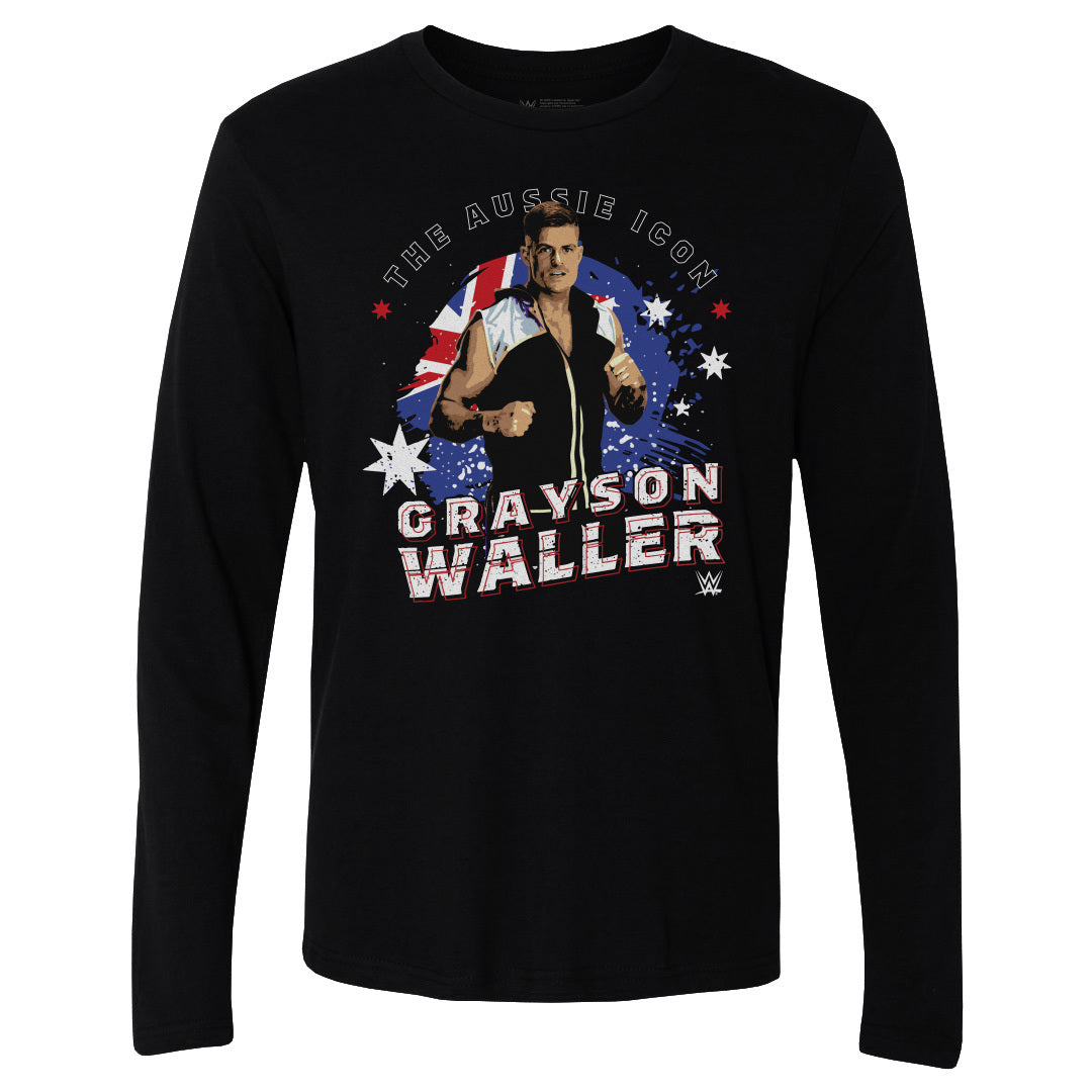 Grayson Waller Men's Long Sleeve T-Shirt | 500 LEVEL