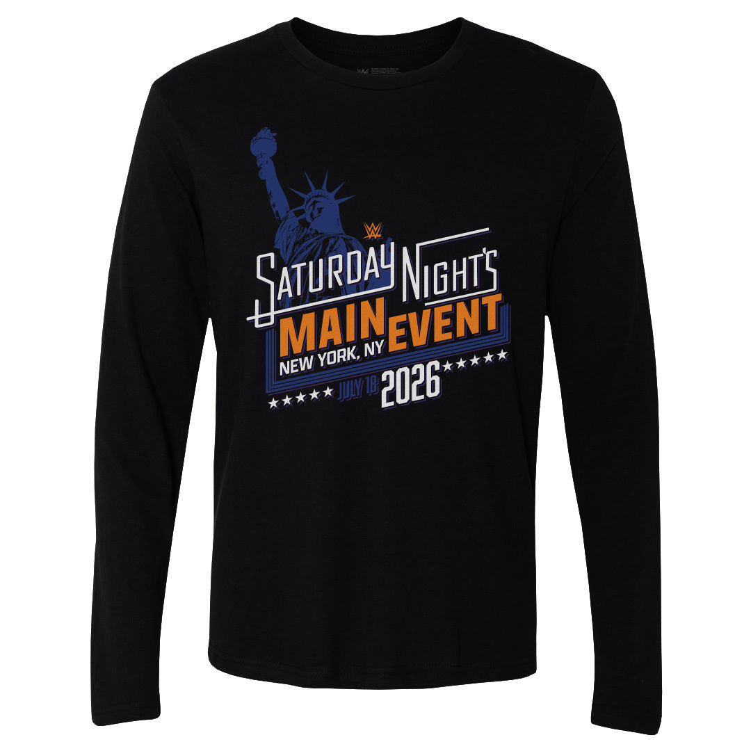 Saturday Night's Main Event Men's Long Sleeve T-Shirt | 500 LEVEL