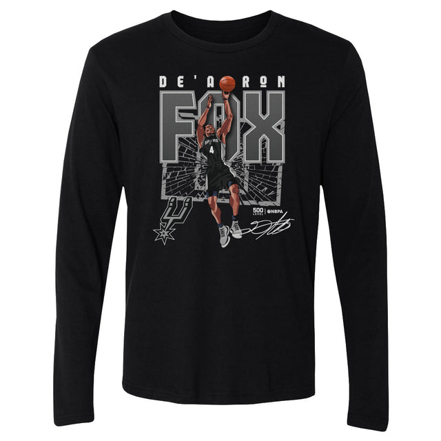 De'Aaron Fox Men's Long Sleeve T-Shirt | 500 LEVEL