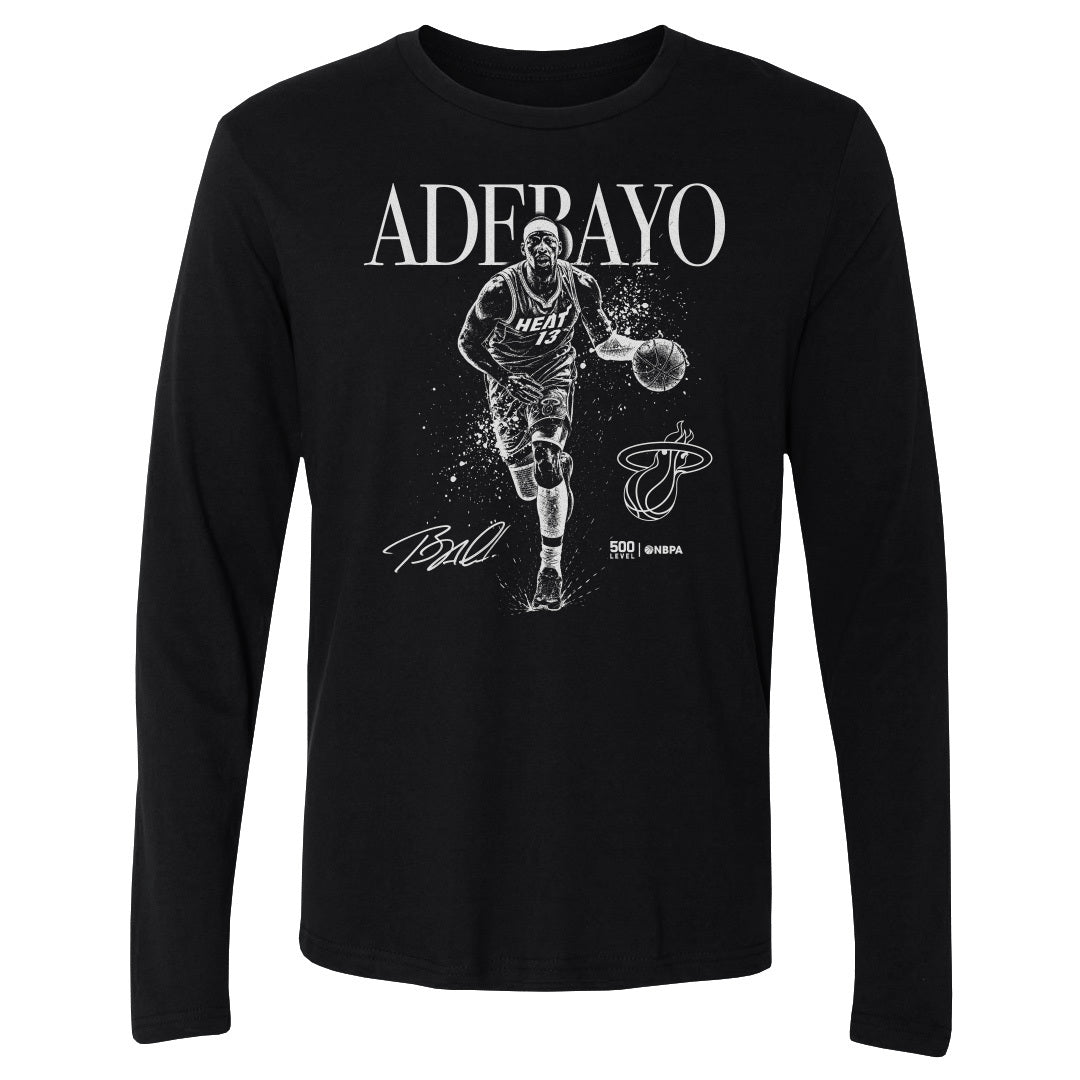 Bam Adebayo Men's Long Sleeve T-Shirt | 500 LEVEL