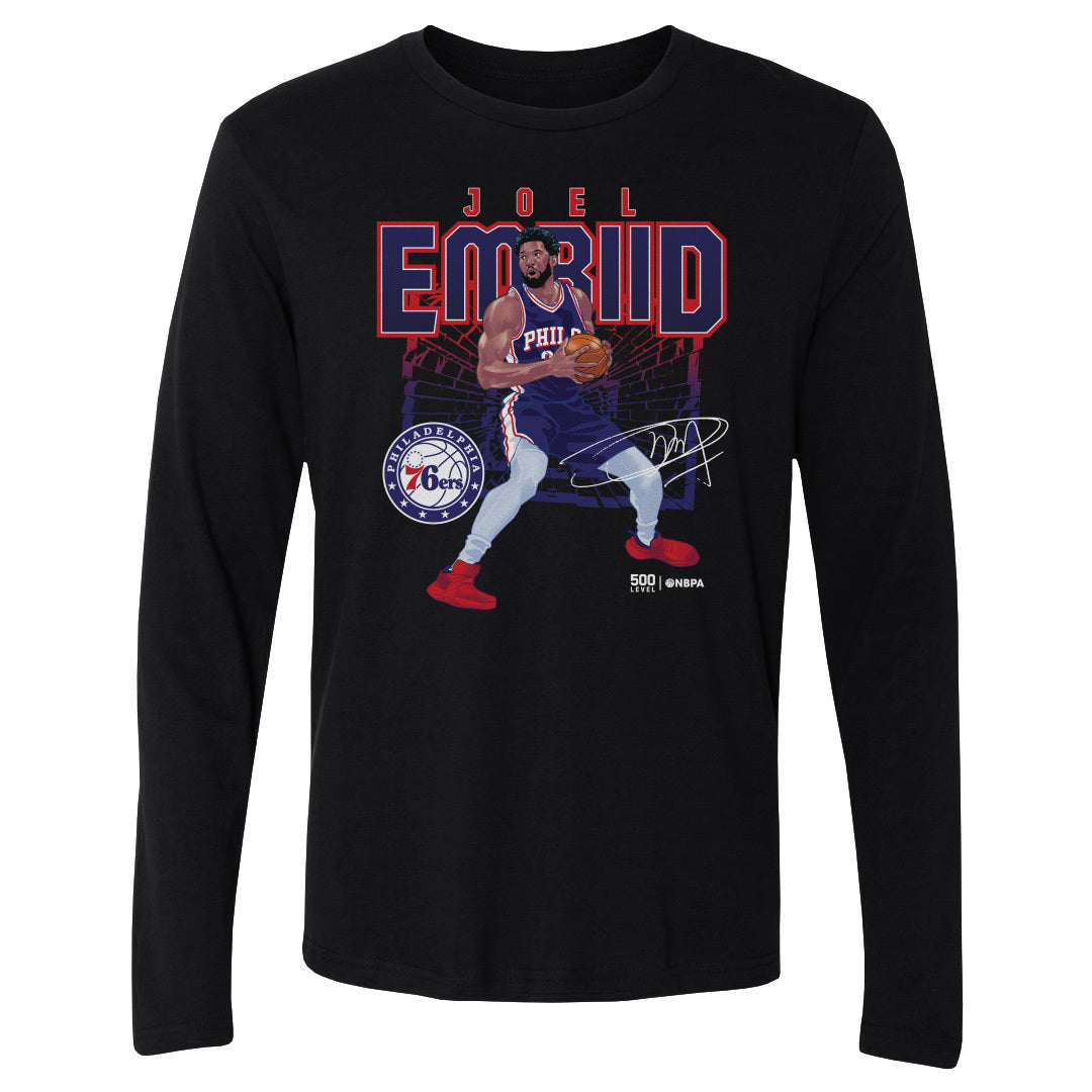 Joel Embiid Men's Long Sleeve T-Shirt | 500 LEVEL
