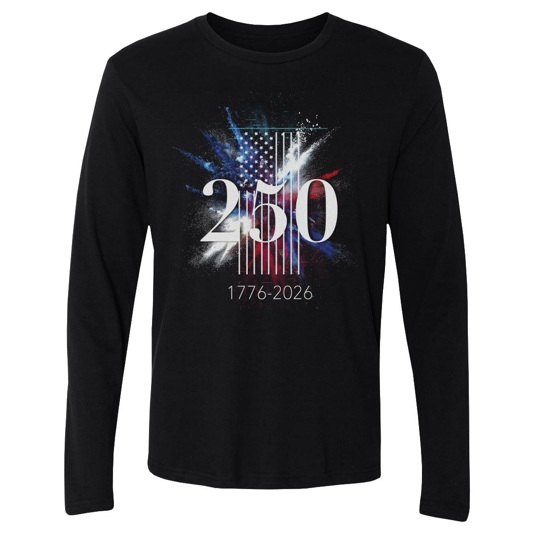 USA Men's Long Sleeve T-Shirt | 500 LEVEL