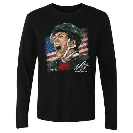 Matt Boldy Men's Long Sleeve T-Shirt | 500 LEVEL