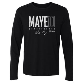Drake Maye Men's Long Sleeve T-Shirt | 500 LEVEL