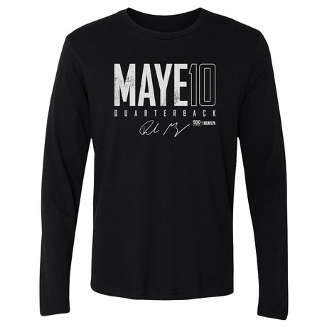 Drake Maye Men's Long Sleeve T-Shirt | 500 LEVEL