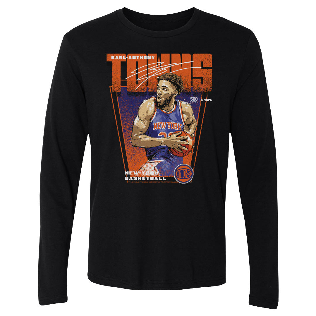 Karl-Anthony Towns Men's Long Sleeve T-Shirt | 500 LEVEL