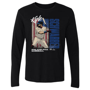 Kyle Schwarber Men's Long Sleeve T-Shirt | 500 LEVEL