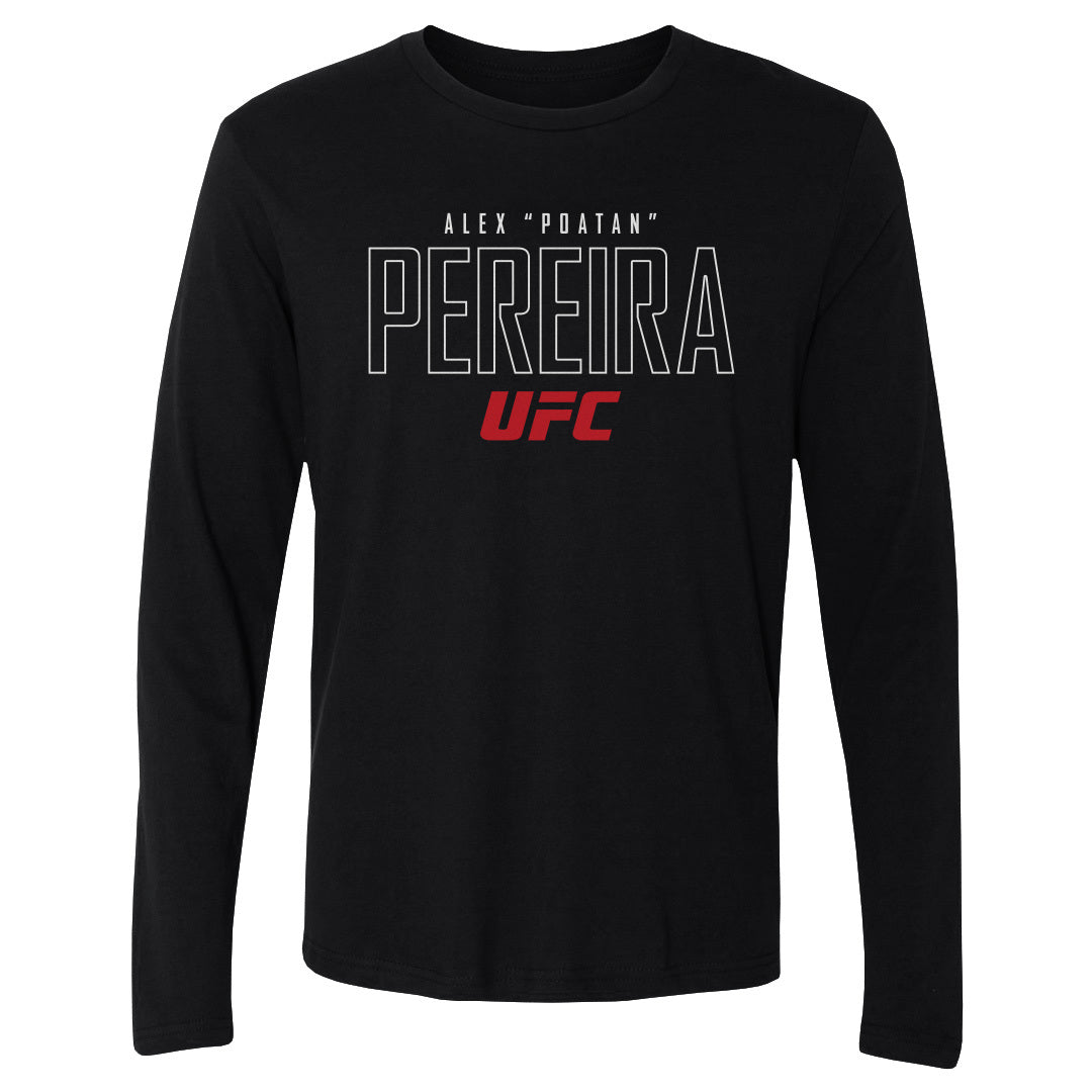 Alex Pereira Men's Long Sleeve T-Shirt | 500 LEVEL