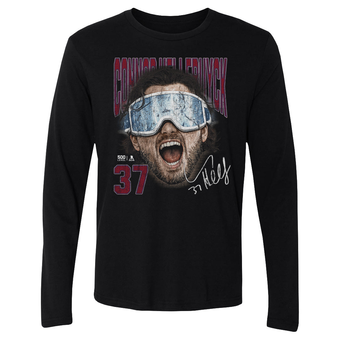 Connor Hellebuyck Men's Long Sleeve T-Shirt | 500 LEVEL