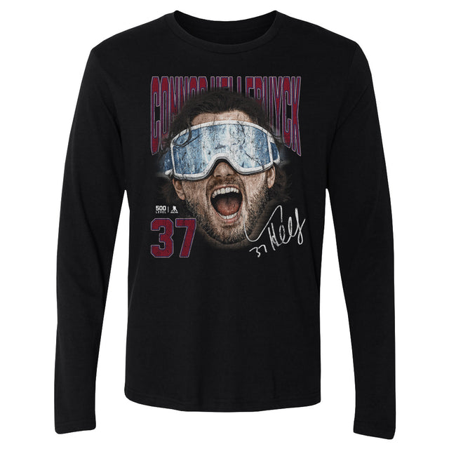 Connor Hellebuyck Men's Long Sleeve T-Shirt | 500 LEVEL