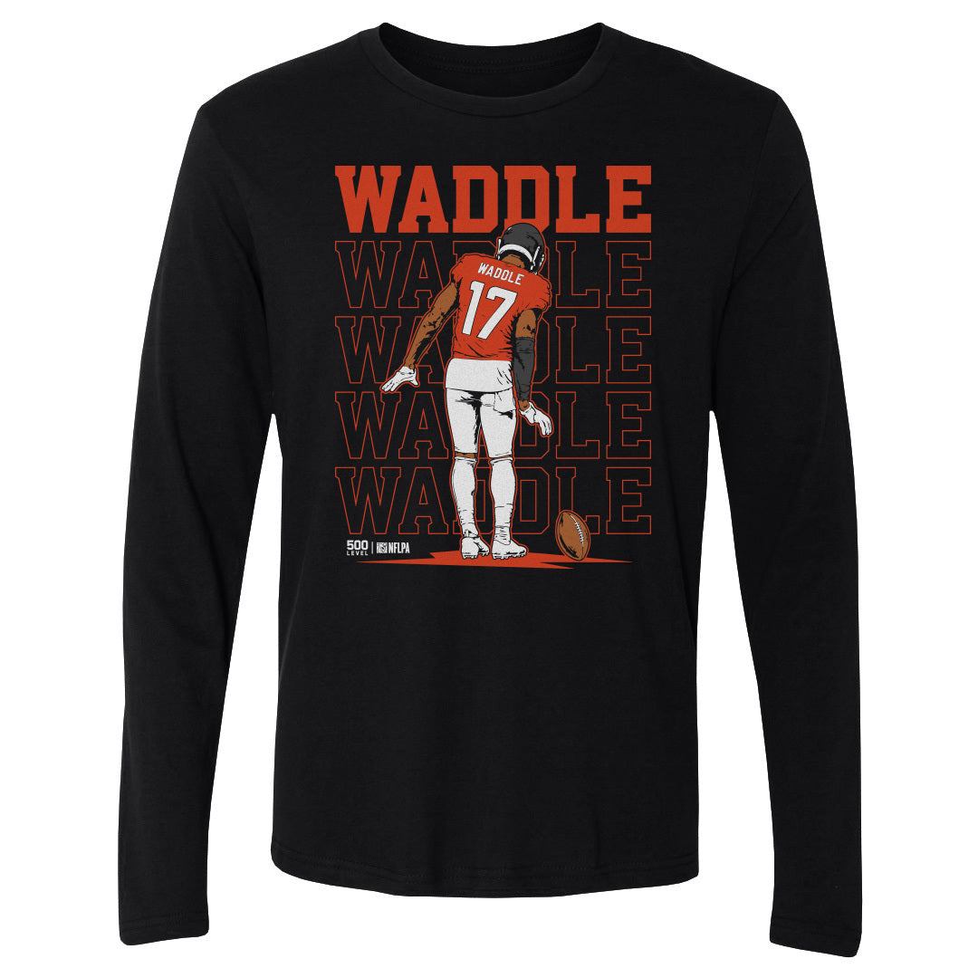 Jaylen Waddle Men's Long Sleeve T-Shirt | 500 LEVEL