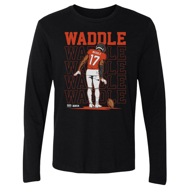 Jaylen Waddle Men's Long Sleeve T-Shirt | 500 LEVEL