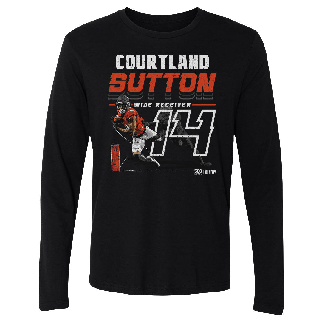 Courtland Sutton Men's Long Sleeve T-Shirt | 500 LEVEL