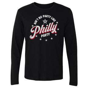 Philadelphia Basketball Men's Long Sleeve T-Shirt | 500 LEVEL