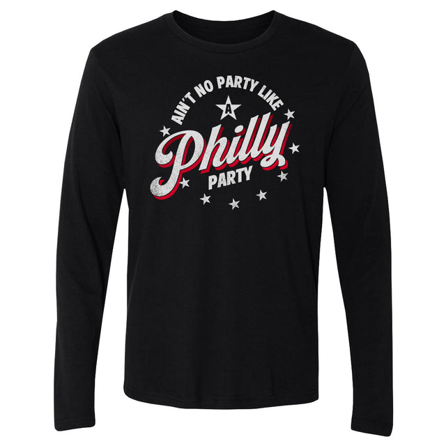 Philadelphia Basketball Men's Long Sleeve T-Shirt | 500 LEVEL
