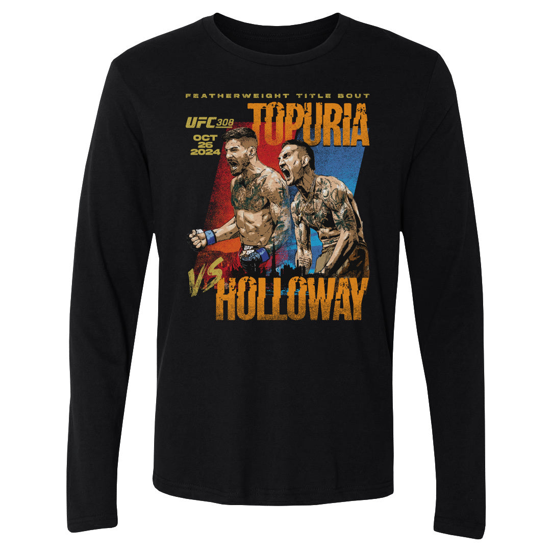 Ilia Topuria Men's Long Sleeve T-Shirt | 500 LEVEL