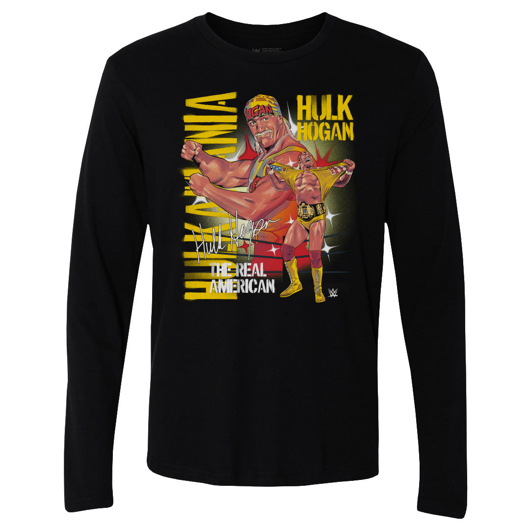 Hulk Hogan Men's Long Sleeve T-Shirt | 500 LEVEL