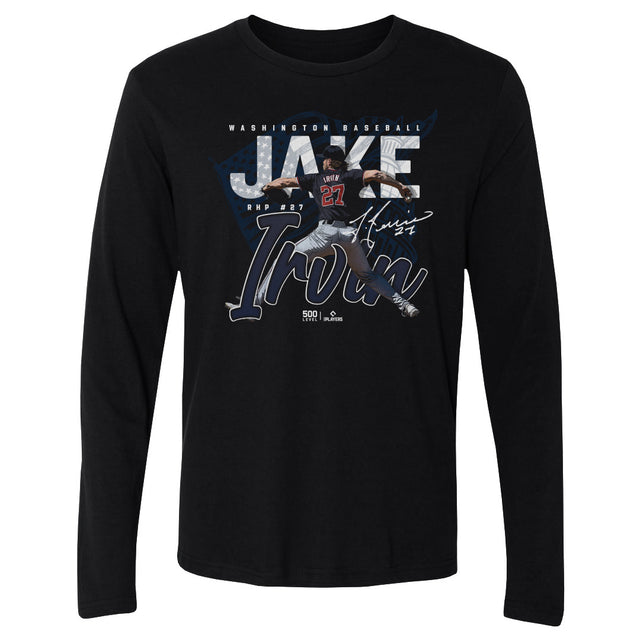 Jake Irvin Men's Long Sleeve T-Shirt | 500 LEVEL
