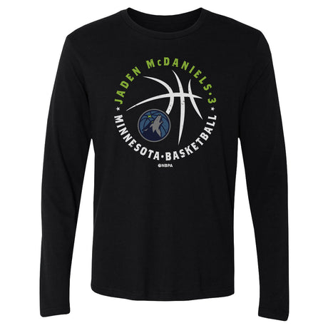 Jaden McDaniels Men's Long Sleeve T-Shirt | 500 LEVEL