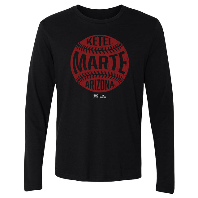 Ketel Marte Men's Long Sleeve T-Shirt | 500 LEVEL