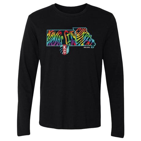 Kansas City Current Men's Long Sleeve T-Shirt | 500 LEVEL
