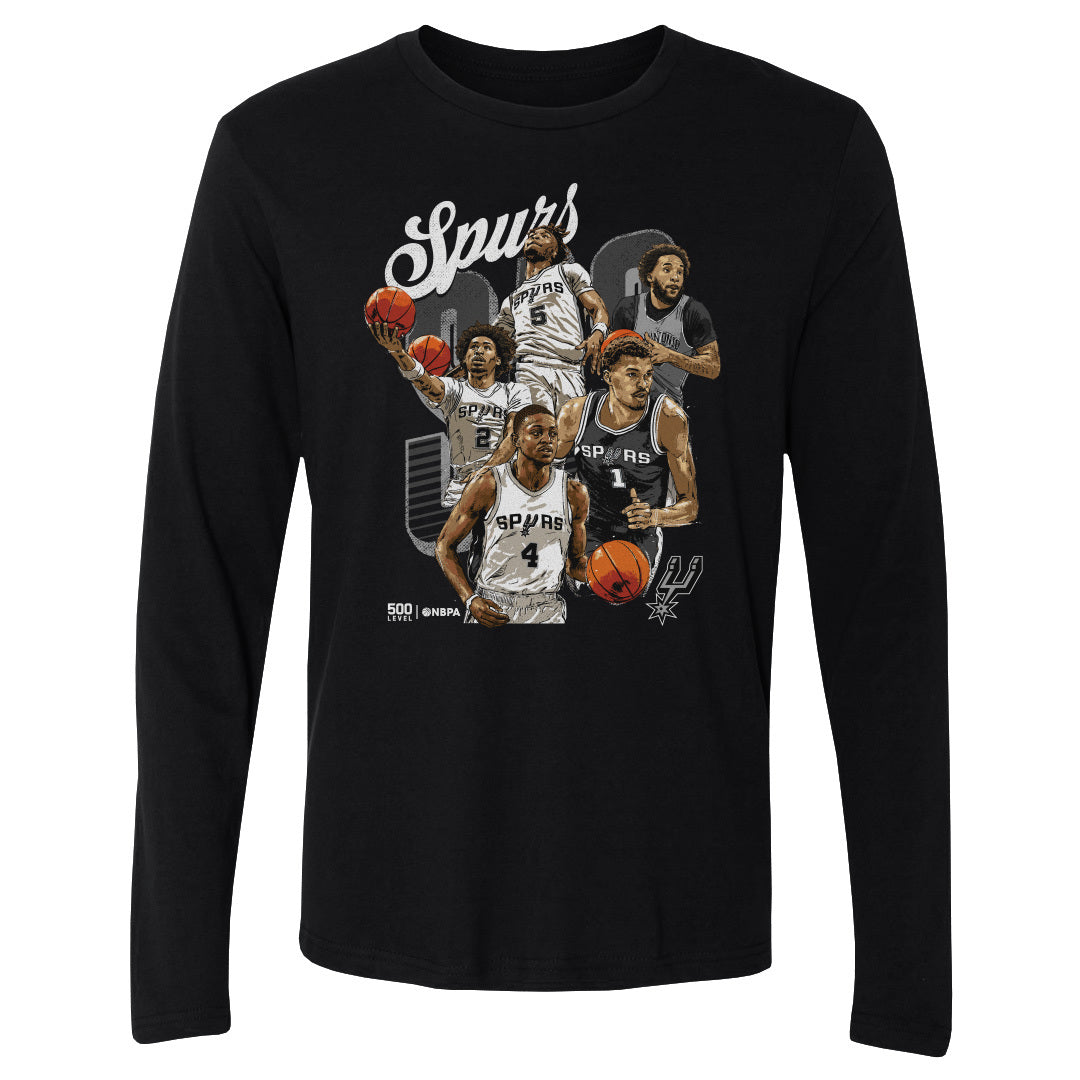 San Antonio Spurs Men's Long Sleeve T-Shirt | 500 LEVEL