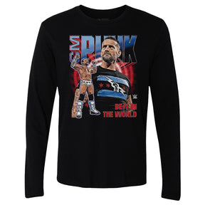 CM Punk Men's Long Sleeve T-Shirt | 500 LEVEL
