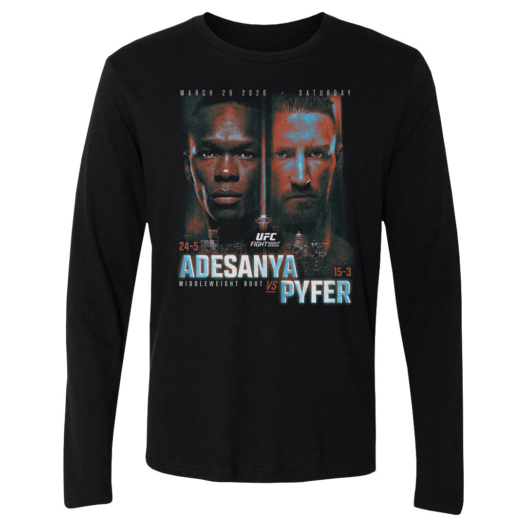 UFC Events Men's Long Sleeve T-Shirt | 500 LEVEL