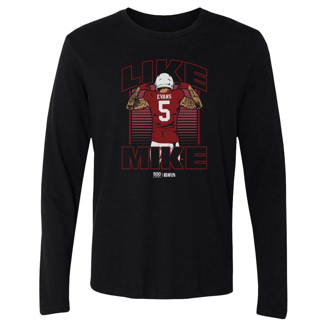 Mike Evans Men's Long Sleeve T-Shirt | 500 LEVEL