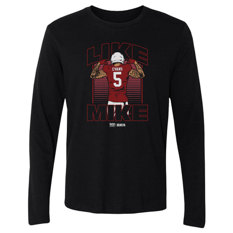 Mike Evans Men's Long Sleeve T-Shirt | 500 LEVEL