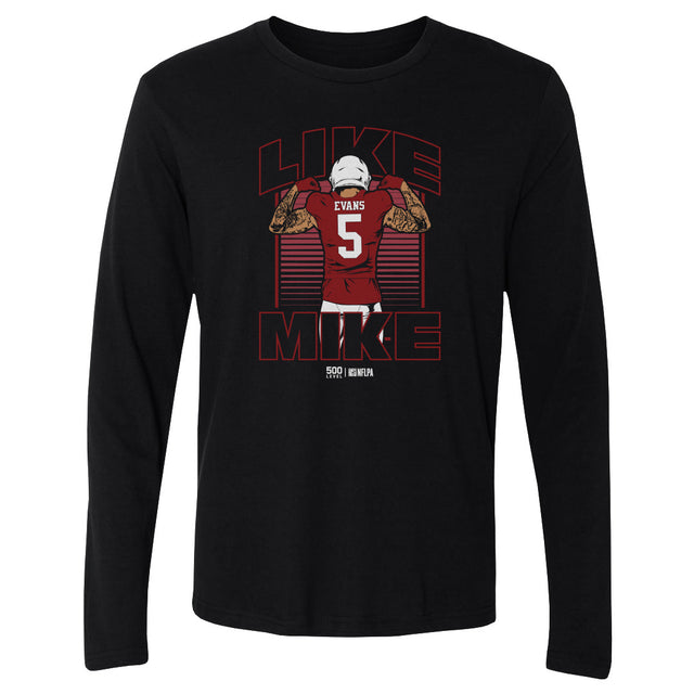 Mike Evans Men's Long Sleeve T-Shirt | 500 LEVEL