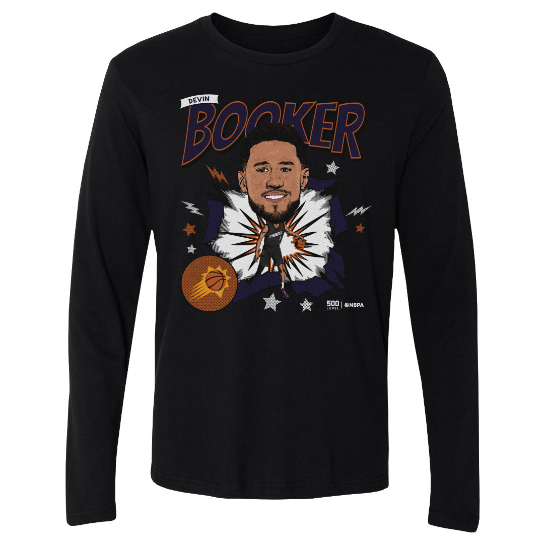 Devin Booker Men's Long Sleeve T-Shirt | 500 LEVEL