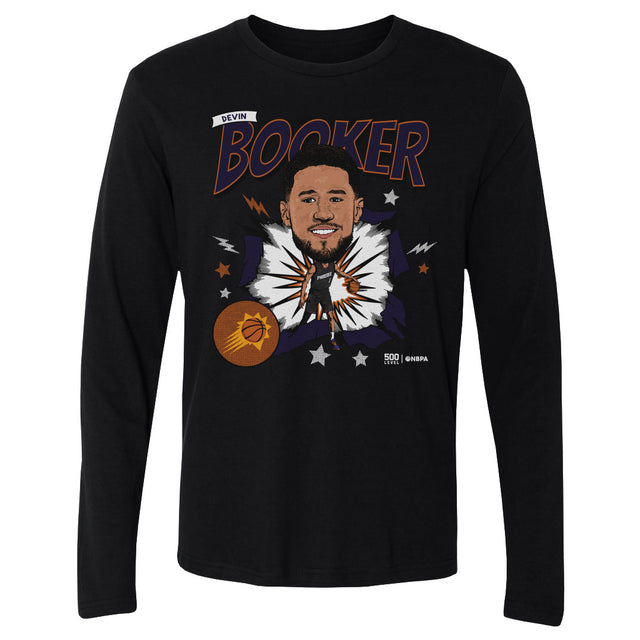 Devin Booker Men's Long Sleeve T-Shirt | 500 LEVEL