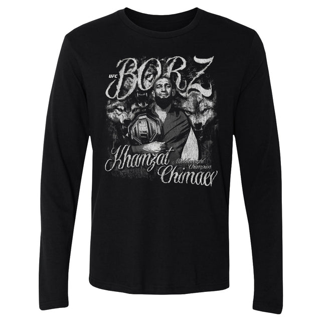 Khamzat Chimaev Men's Long Sleeve T-Shirt | 500 LEVEL