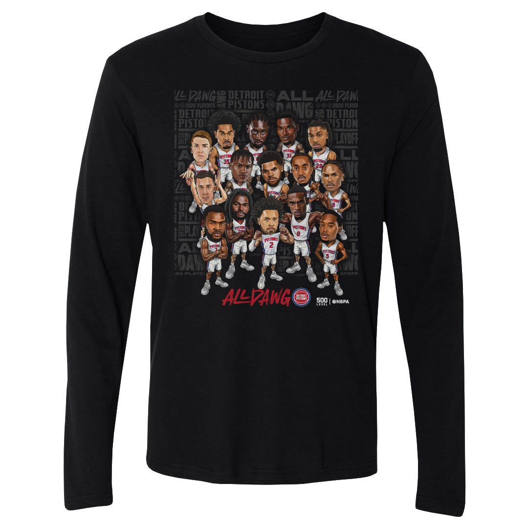Detroit Pistons Men's Long Sleeve T-Shirt | 500 LEVEL