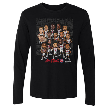 Detroit Pistons Men's Long Sleeve T-Shirt | 500 LEVEL