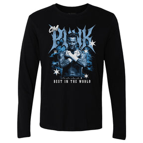 CM Punk Men's Long Sleeve T-Shirt | 500 LEVEL