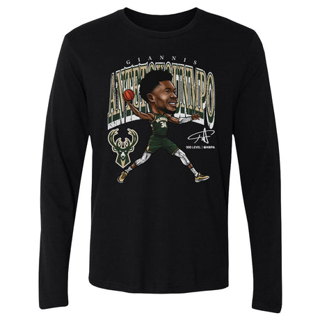 Giannis Antetokounmpo Men's Long Sleeve T-Shirt | 500 LEVEL