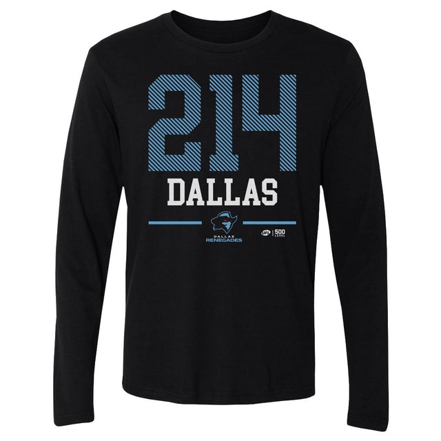 Dallas Renegades Men's Long Sleeve T-Shirt | 500 LEVEL