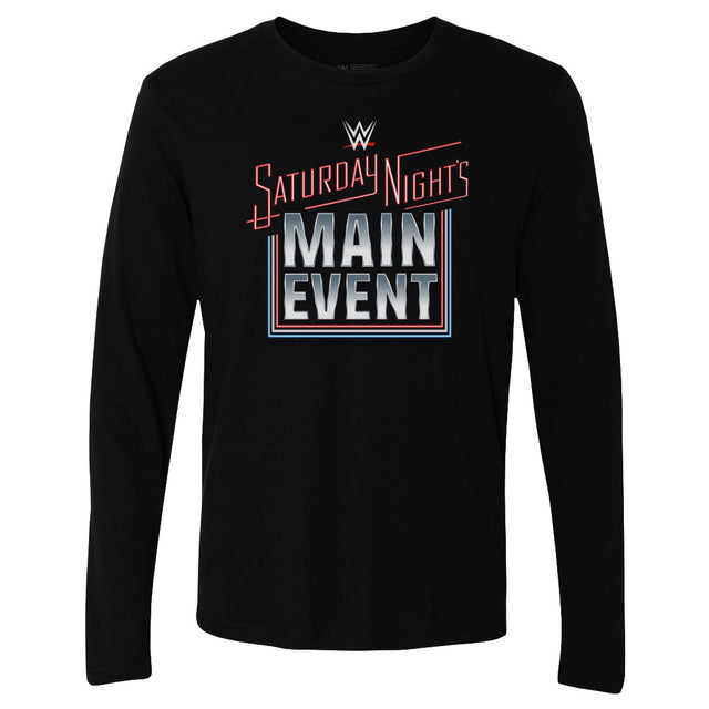 Saturday Night's Main Event Men's Long Sleeve T-Shirt | 500 LEVEL
