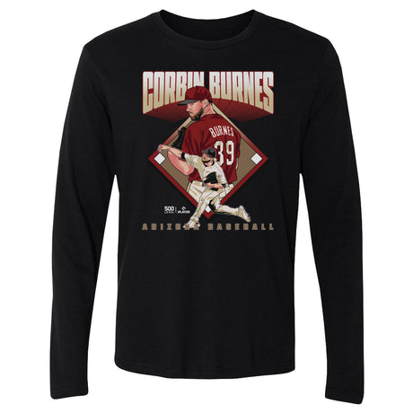 Corbin Burnes Men's Long Sleeve T-Shirt | 500 LEVEL