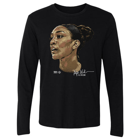 A'ja Wilson Men's Long Sleeve T-Shirt | 500 LEVEL