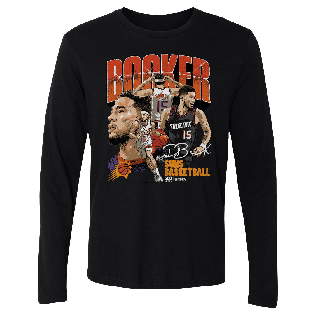 Devin Booker Men's Long Sleeve T-Shirt | 500 LEVEL