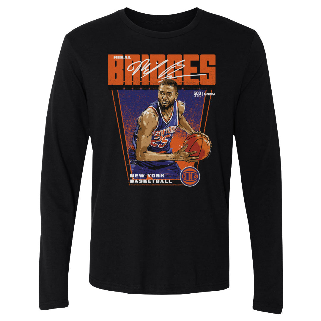 Mikal Bridges Men's Long Sleeve T-Shirt | 500 LEVEL