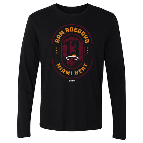 Bam Adebayo Men's Long Sleeve T-Shirt | 500 LEVEL