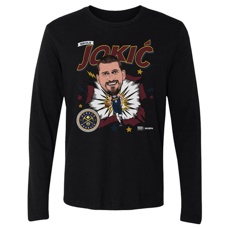 Nikola Jokic Men's Long Sleeve T-Shirt | 500 LEVEL